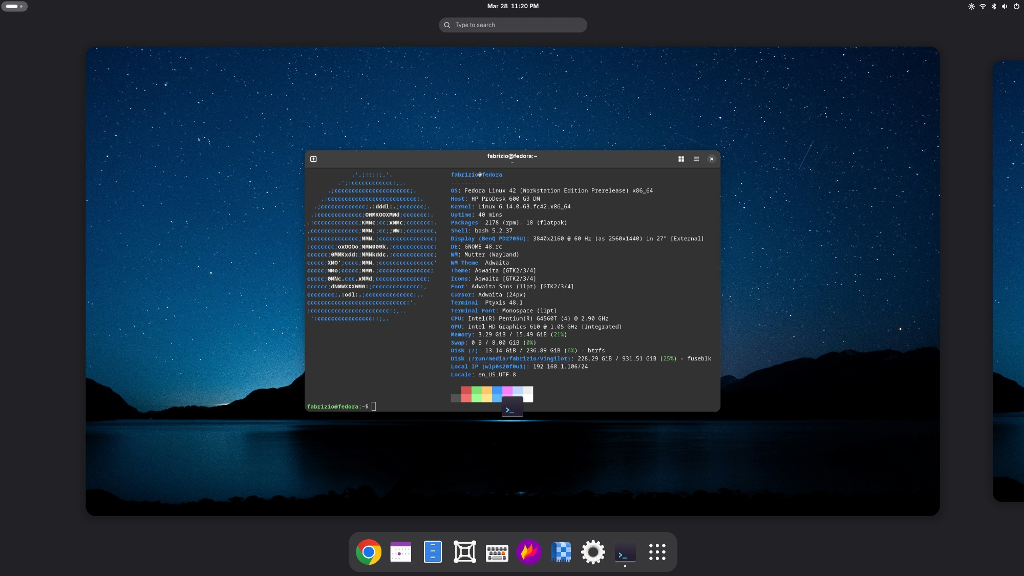 Fedora 42