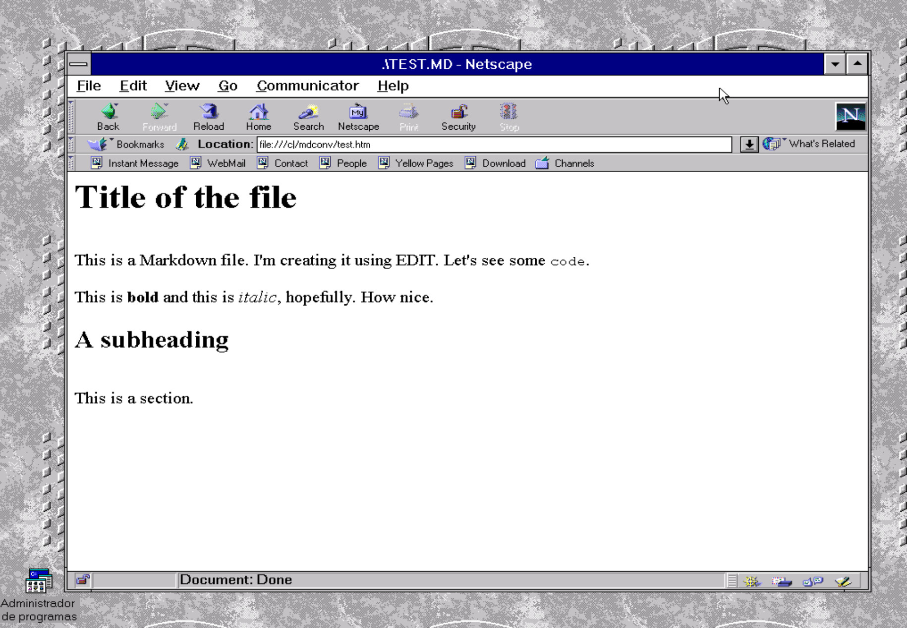 Netscape Navigator